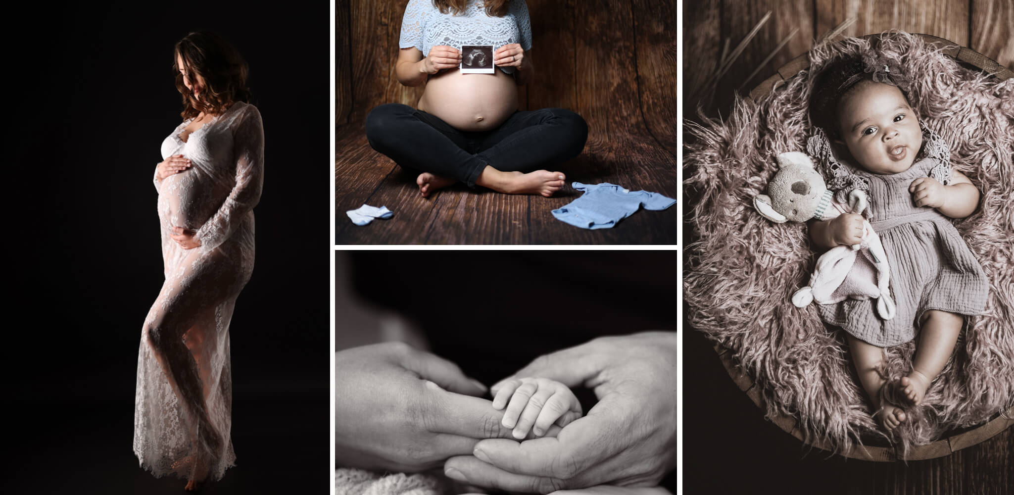 Von Babybauch-Fotoshootings bis hin zu Newborn- und Babyfotografie